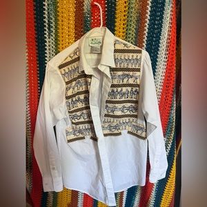 The Quaker Factory Women’s Long Sleeve Blouse zebra/animal print